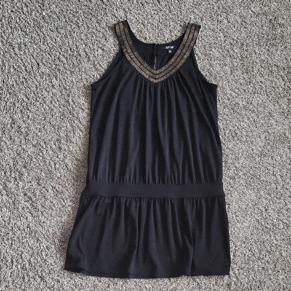 Apt. 9 Black and Gold Tunic